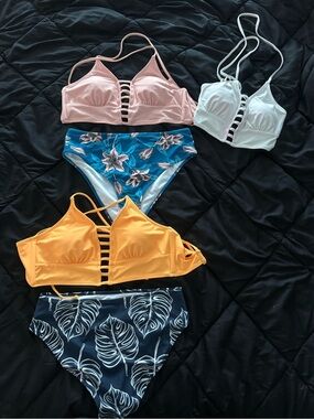 {CUPSHE} Bathing Suit Bundle Lot